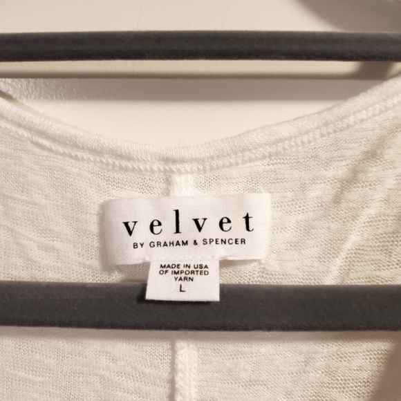 NWT Grahm & Spencer - White Knit Top - Picture 3 of 7